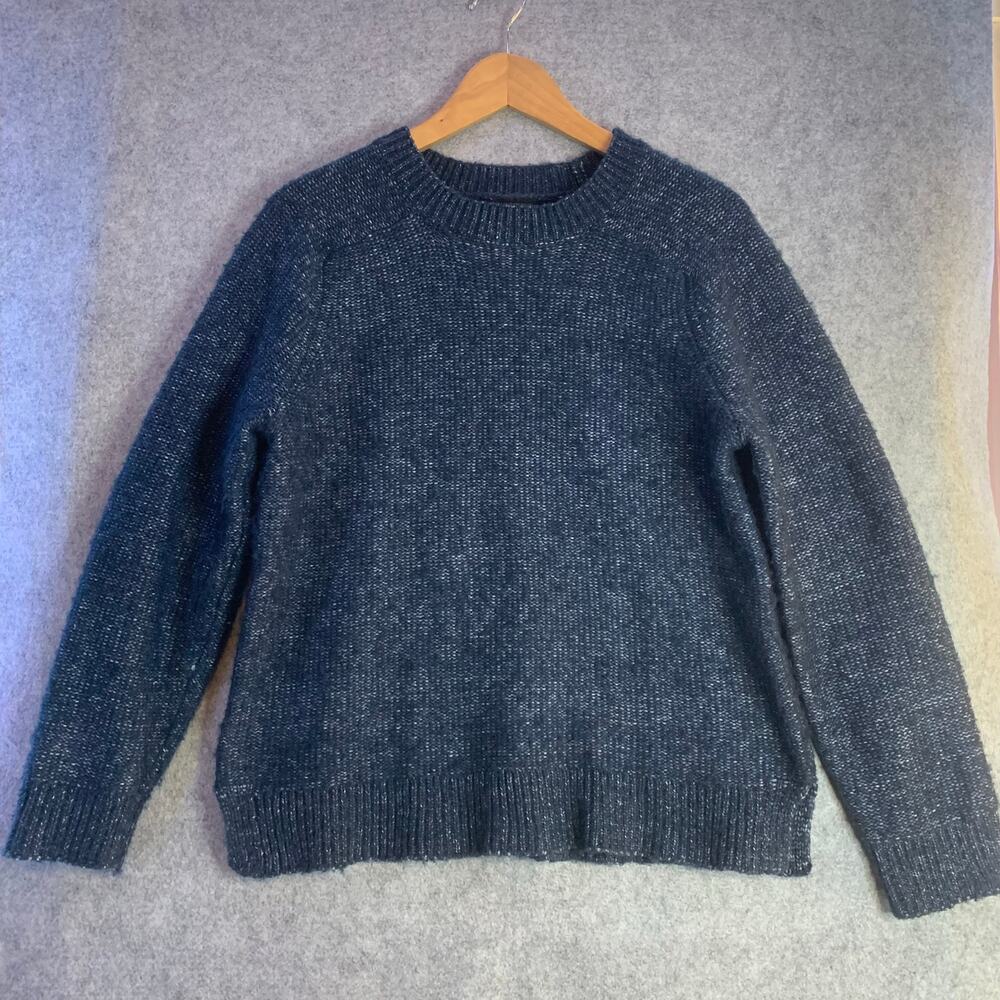 Banana Republic Crewneck Sweater, Women’s Size Small, Dark Blue Marled Pattern